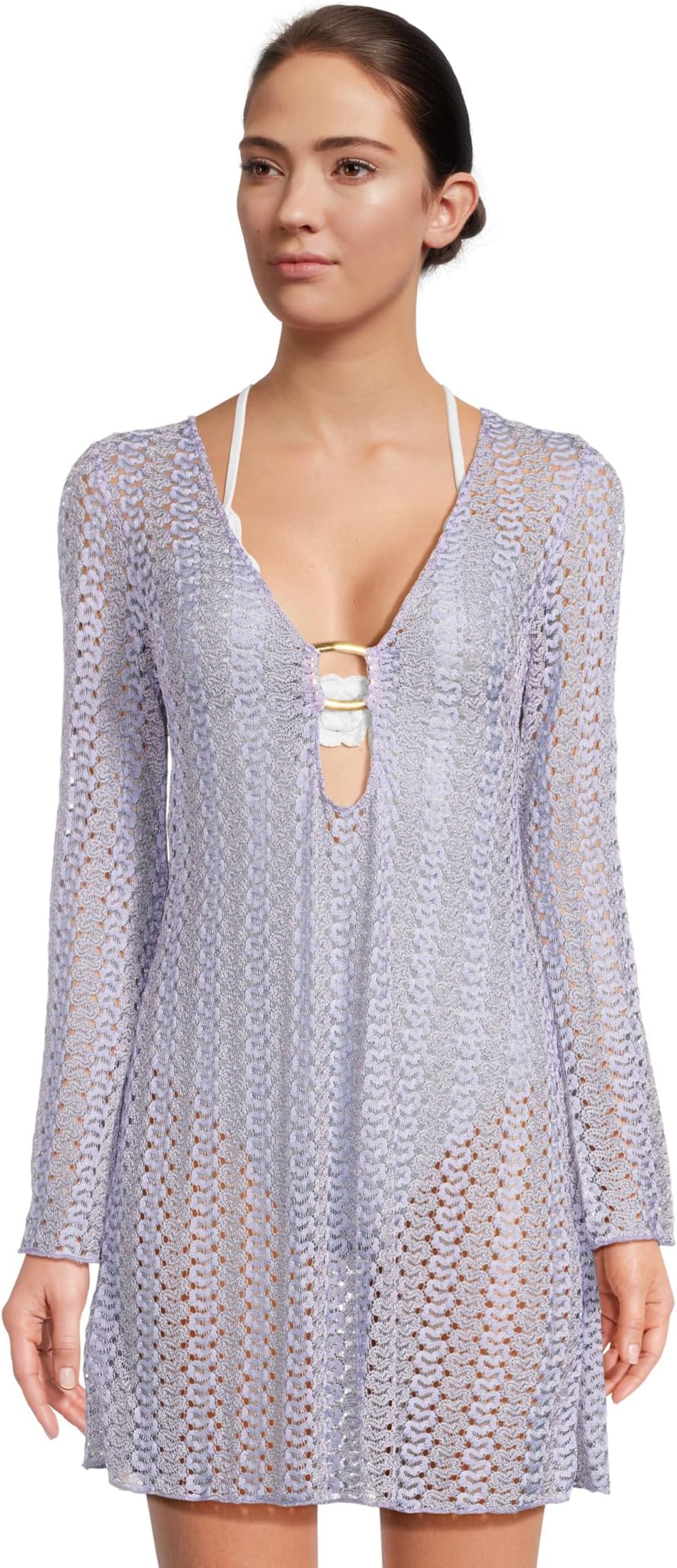 

Женская туника с золотистой пряжкой крючком BECCA, Bellflower