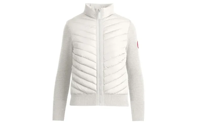 Куртка HyBridge с панелями и высоким воротником Canada Goose, белый
