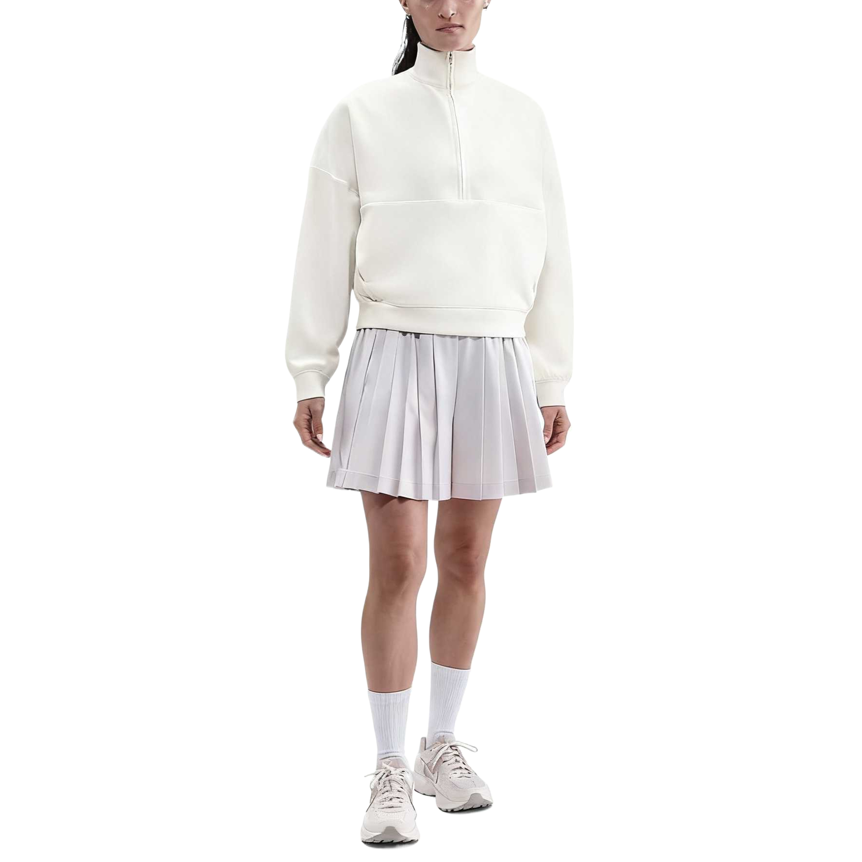 Nike Белая женская толстовка