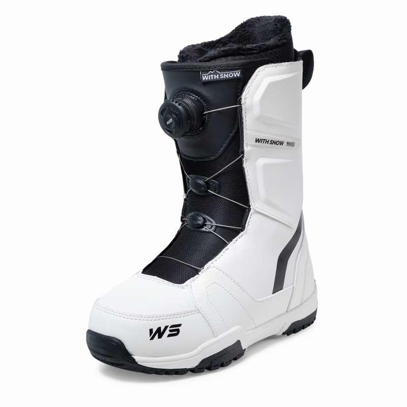 

Сноубордические ботинки WS SNOWBOARDS, черно-белые