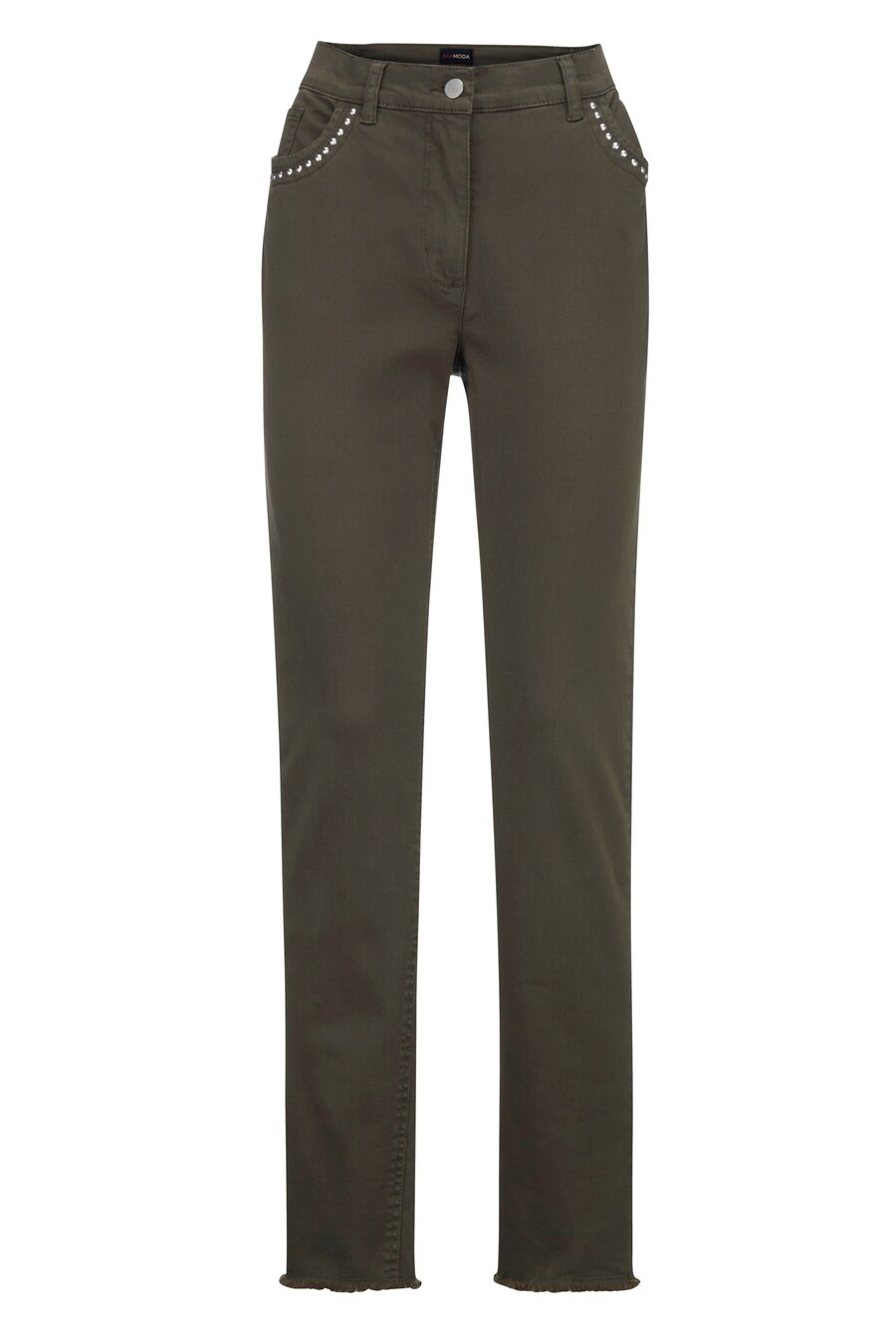 

Тканевые брюки MIAMODA Regular Pants, зеленый