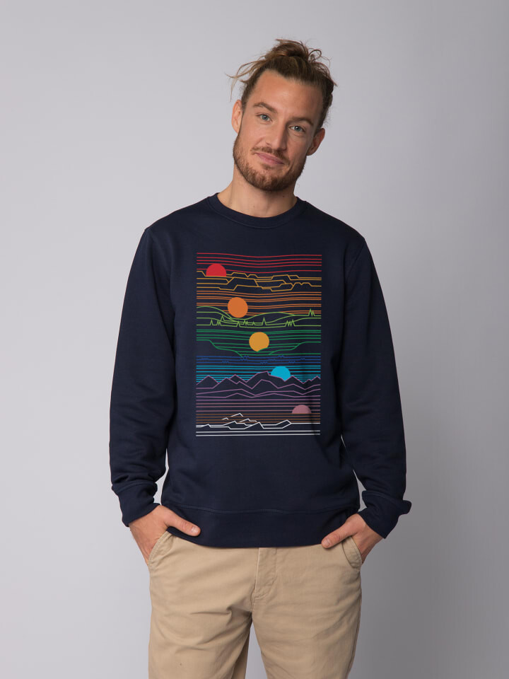 

Толстовка wat Apparel Sun And Moon, темно-синий