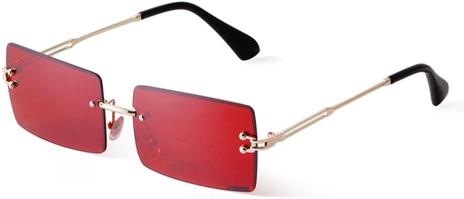 

Солнцезащитные очки LVTFCO без оправы, прямоугольной формы, для женщин и мужчин, с градиентным покрытием, защитой от УФ-излучения UV400, винтажные, для путешествий, C12