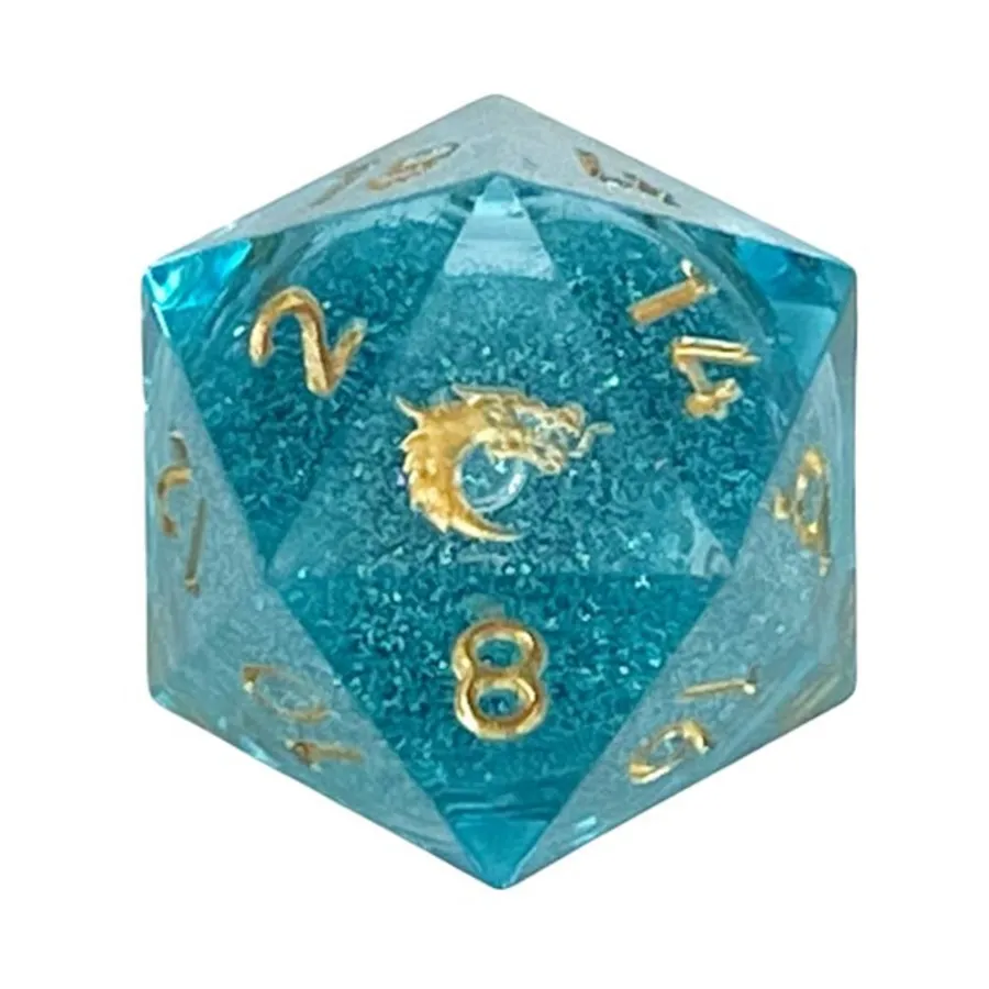 

d20 - Лазурная ярость, Liquid Infused Dice