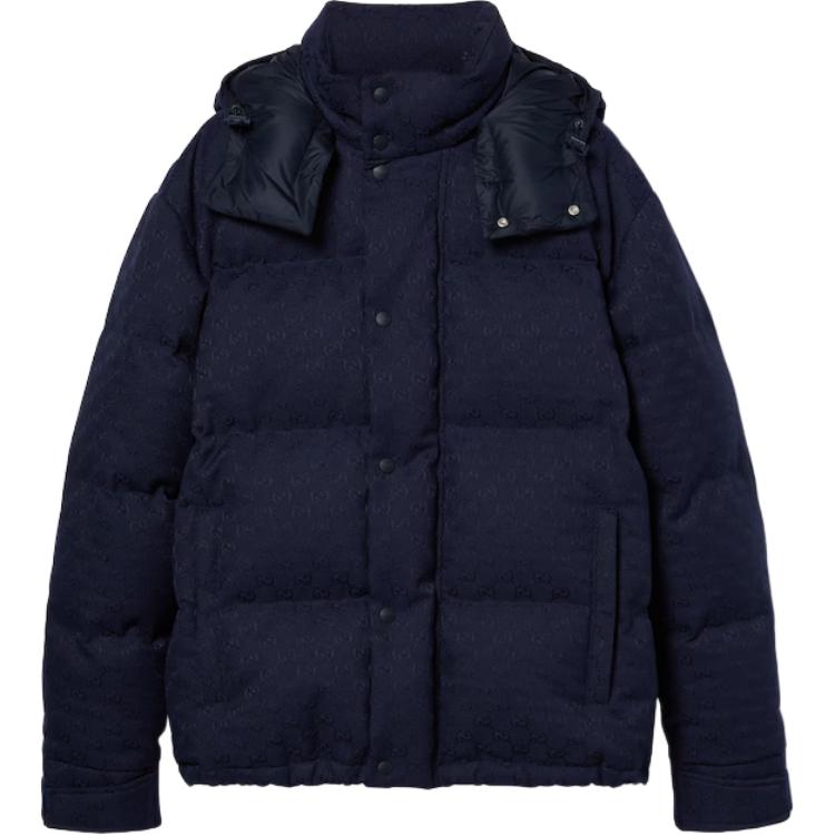 

GUCCI Куртка из холста Gg, Dark Blue