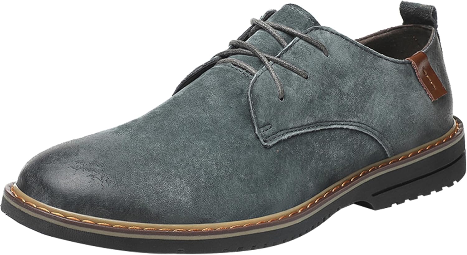 

Мужские классические повседневные туфли-оксфорды Mecolop для работы в офисе, кожаные, формальные, серый