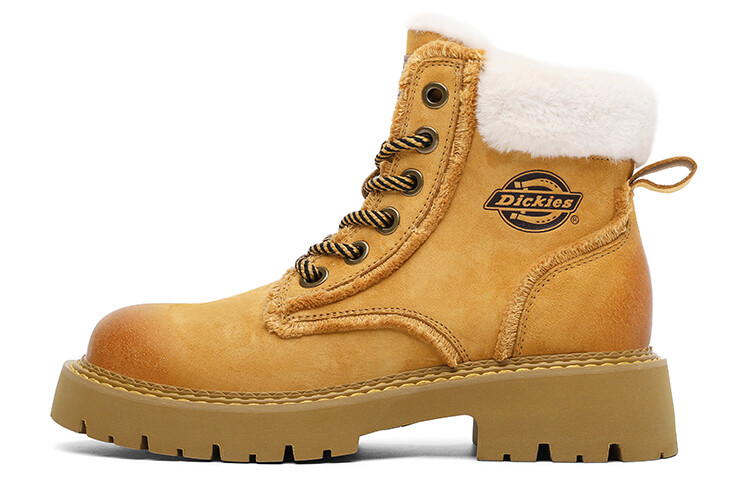 Ботинки женские Dickies Martin Short Mid-Calf с мехом, коричневый
