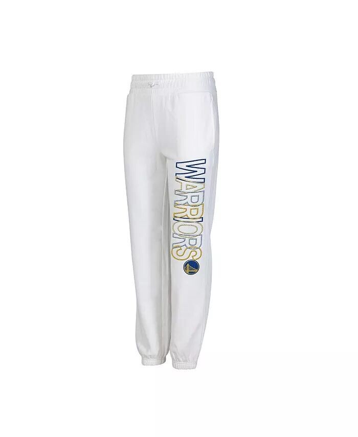 

Женские белые брюки Golden State Warriors Sunray Concepts Sport