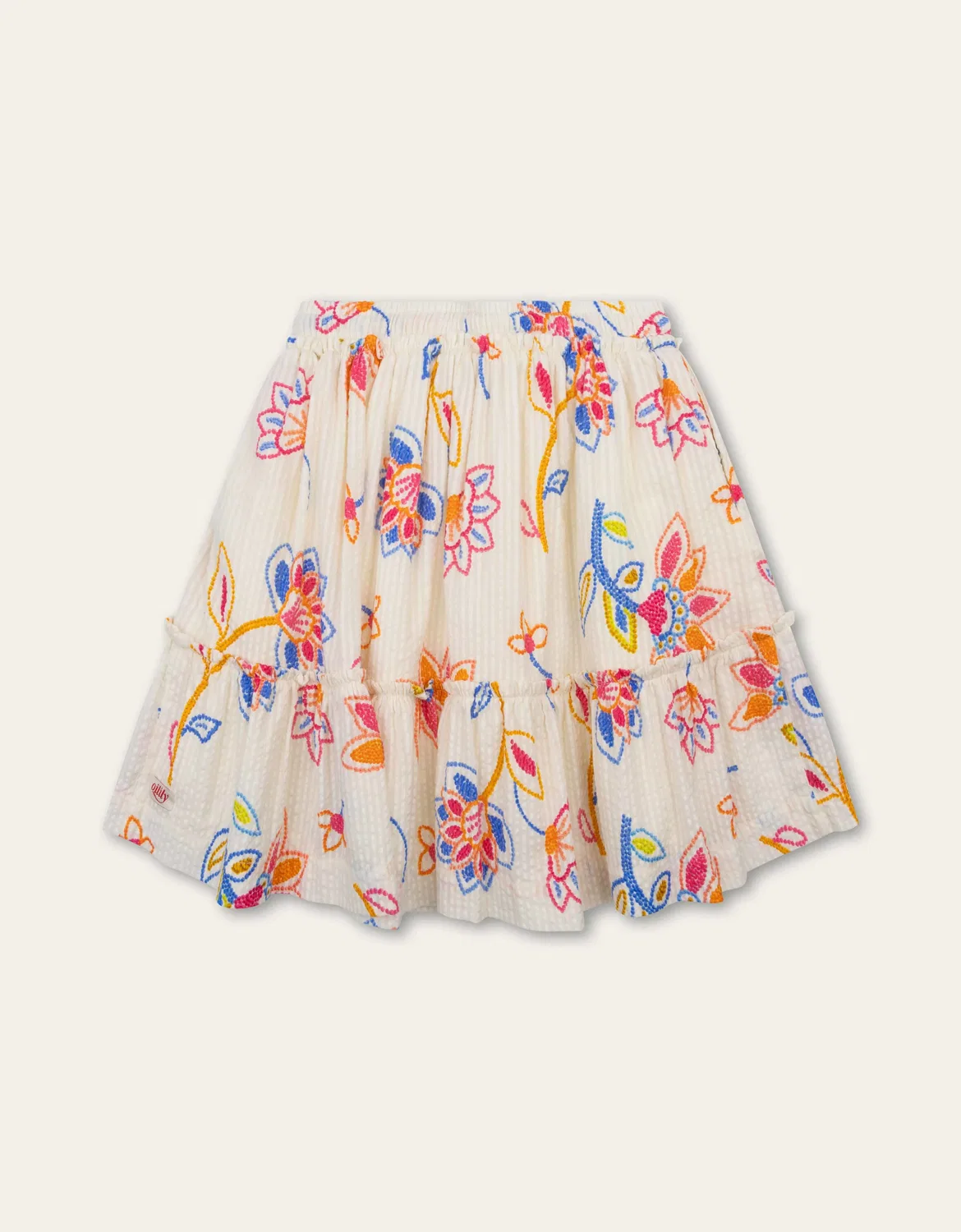 Юбка с цветочным узором, Oilily, белый — фото 3