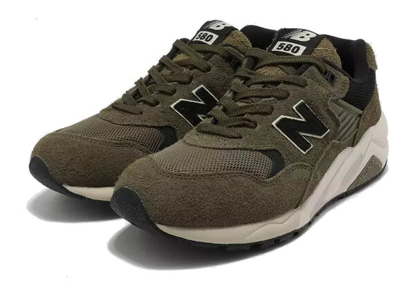 Кроссовки 580 New Balance, зеленый — фото 2
