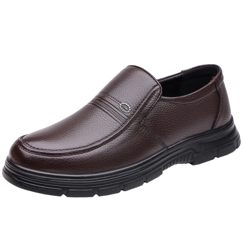 

EGCHI Мужские повседневные туфли мужские низкие топы коричневые, цвет Brown