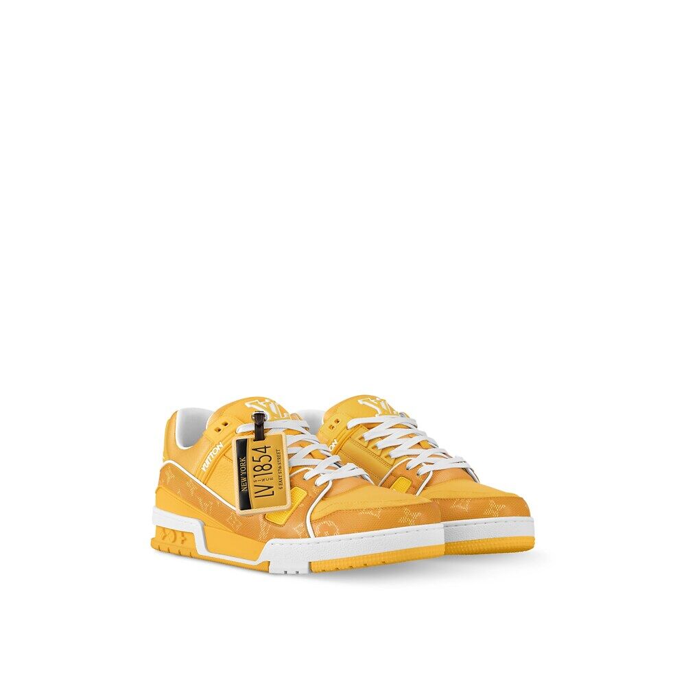 

Кроссовки 57th Street NYC LV Trainer Louis Vuitton, желтый