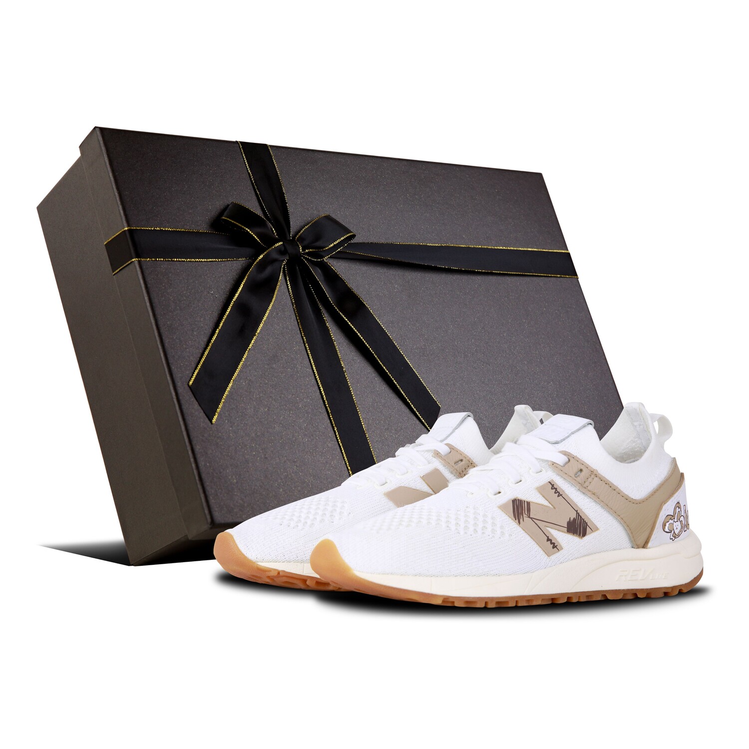 

Кроссовки NB 247 унисекс с низким верхом коричневые New Balance