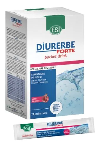 

ESI Diurerbe Forte Магниевая добавка 24 Напиток Pochet Гранат Без глютена