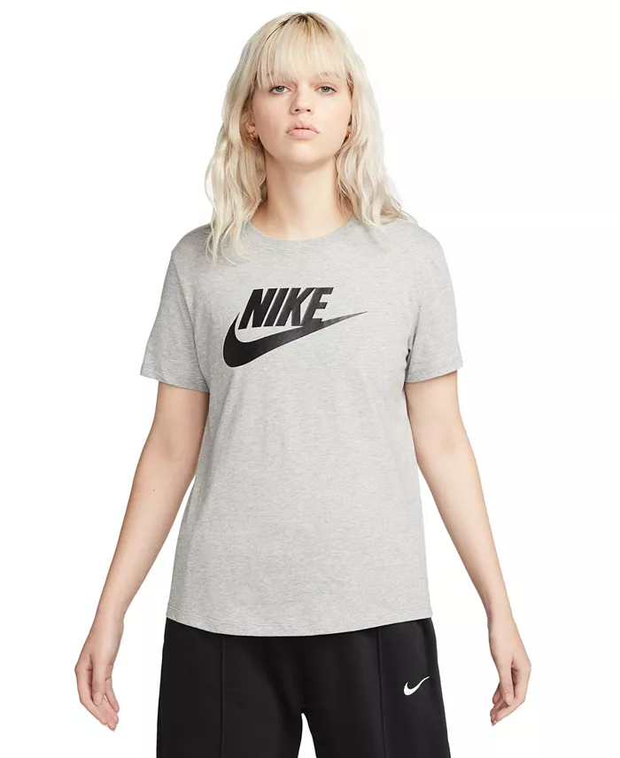 

Спортивная футболка Essentials Logo для женщин Nike, серый