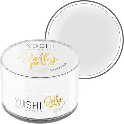 

Jelly Pro Gel Nails 50 мл Extra Strong Manicure UV Gel Professional Builder for Nails White Yoshi