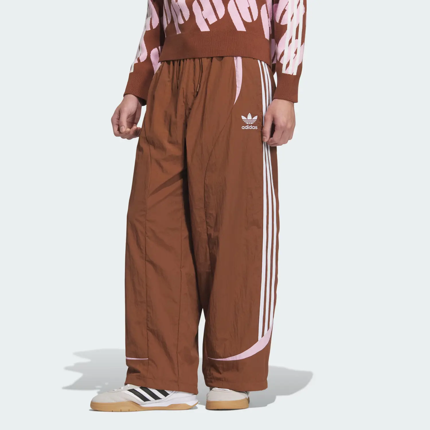 Adidas Originals Adicolor Adc Fw24 Bc Tp M спортивные брюки мужские dark brown — фото 4