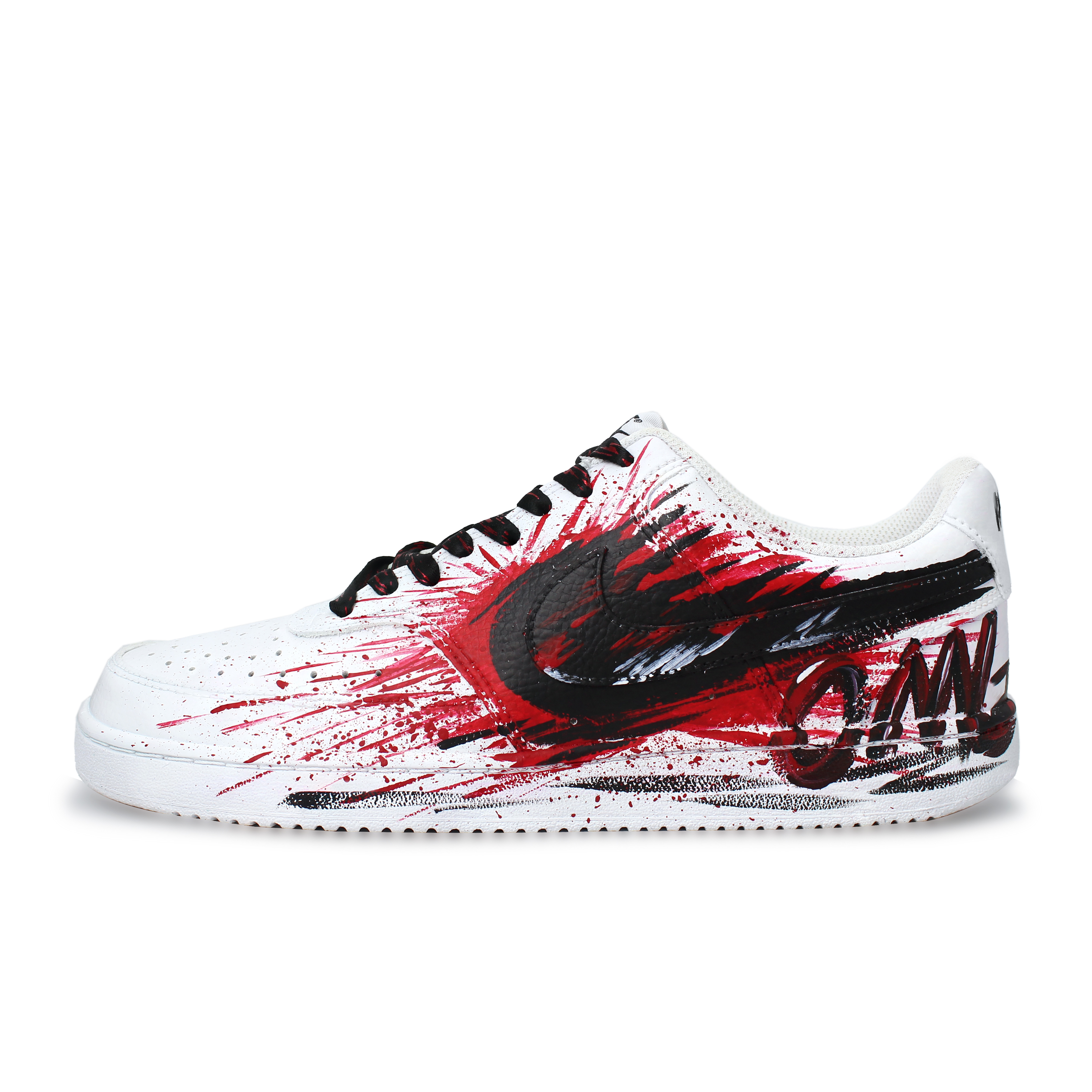 

Nike Кроссовки Court Vision 1 с низким верхом, износостойкие, легкие и дышащие, мужские, белые, черные, красные