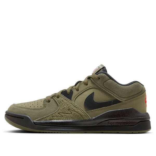 

Кроссовки stadium 90 'olive green black' Air Jordan, зеленый