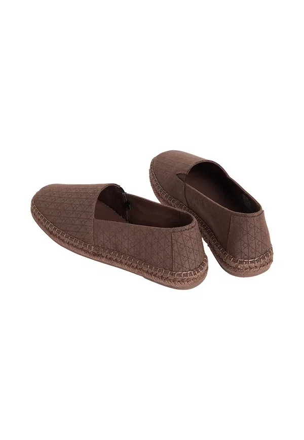 Туфли-эспадрильи Carlos emblem logo espadrilles Calvin Klein, коричневый — фото 4