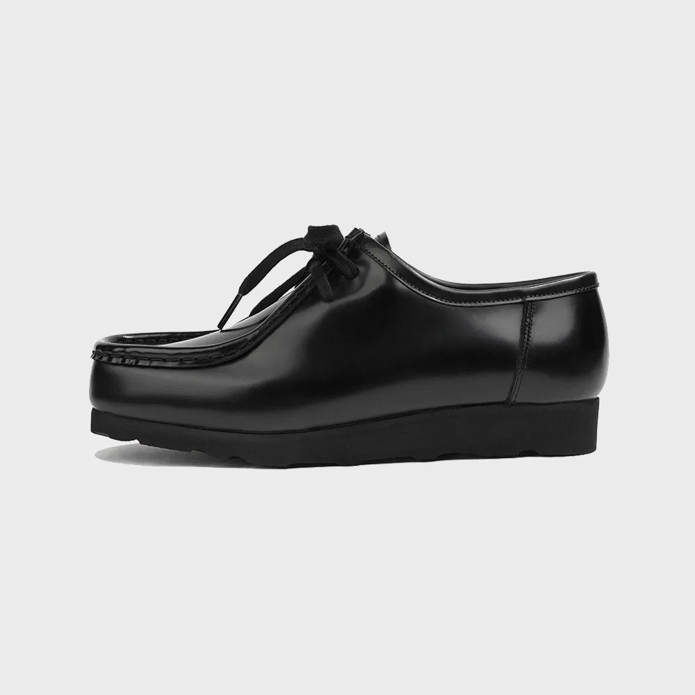 Мужские тирольские туфли Firenze.A Olins с подошвой Vibram Morflex, чёрные — фото 2