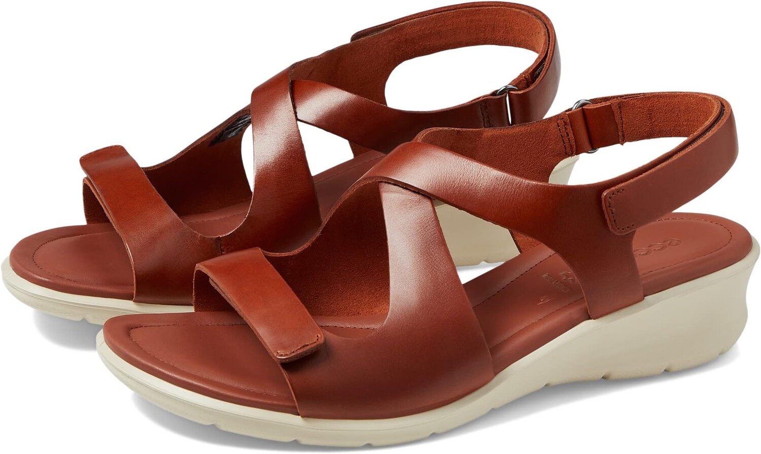 

Туфли ECCO Felicia Cross Sandal, коричневый