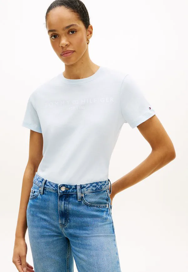 

Футболка с логотипом, круглый вырез, принт. Tommy Hilfiger, Keepsake Blue, Синий, Футболка с логотипом, круглый вырез, принт. Tommy Hilfiger, Keepsake Blue