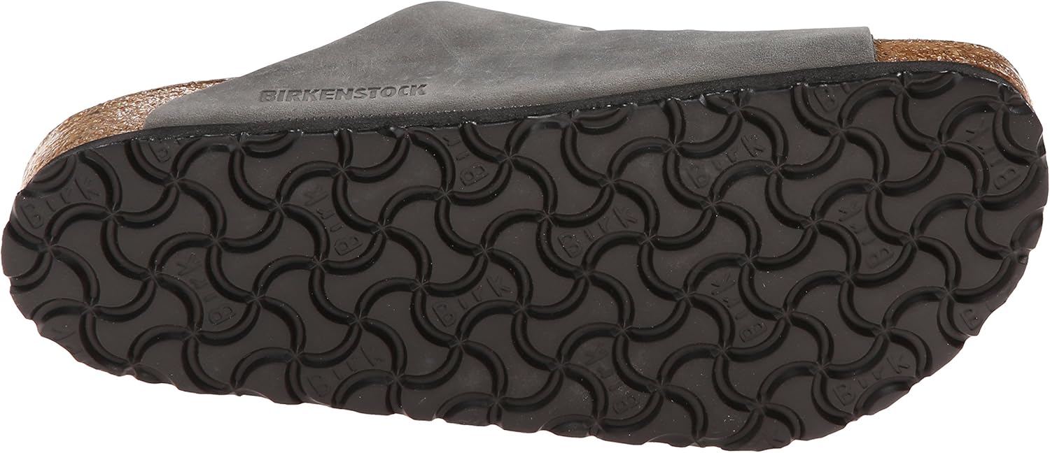 Женские шлепанцы Birkenstock с открытой пяткой, Iron Oiled Leather — фото 4