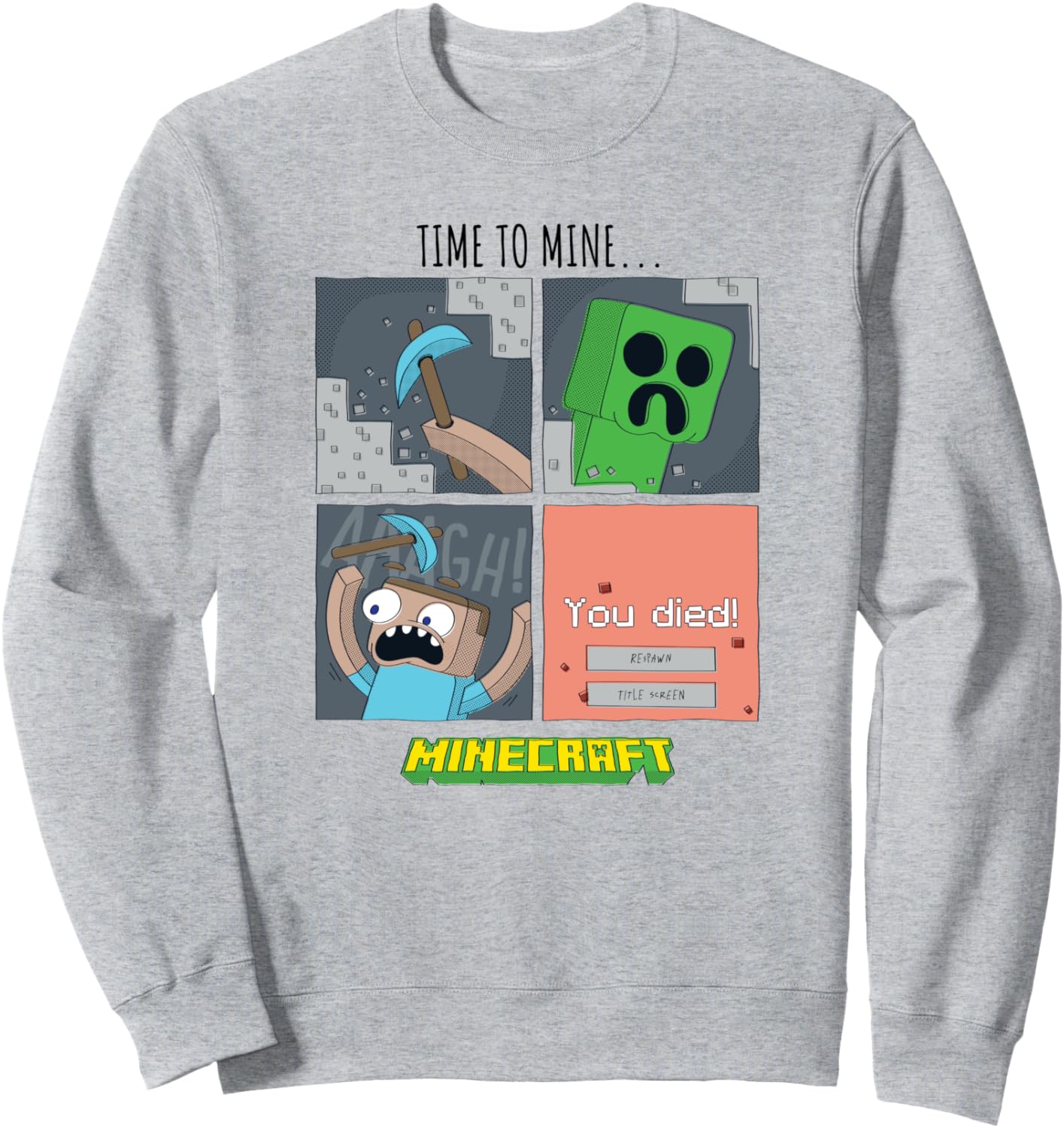 

Групповое фото из Minecraft. толстовка с комиксом Время добывать руду, синяя, Синий, Групповое фото из Minecraft. толстовка с комиксом Время добывать руду, синяя