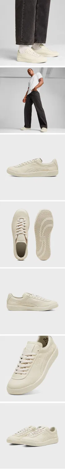 Мужские низкие кроссовки Star Tumbled Alpine Snow цвета айвори от Puma — фото 2