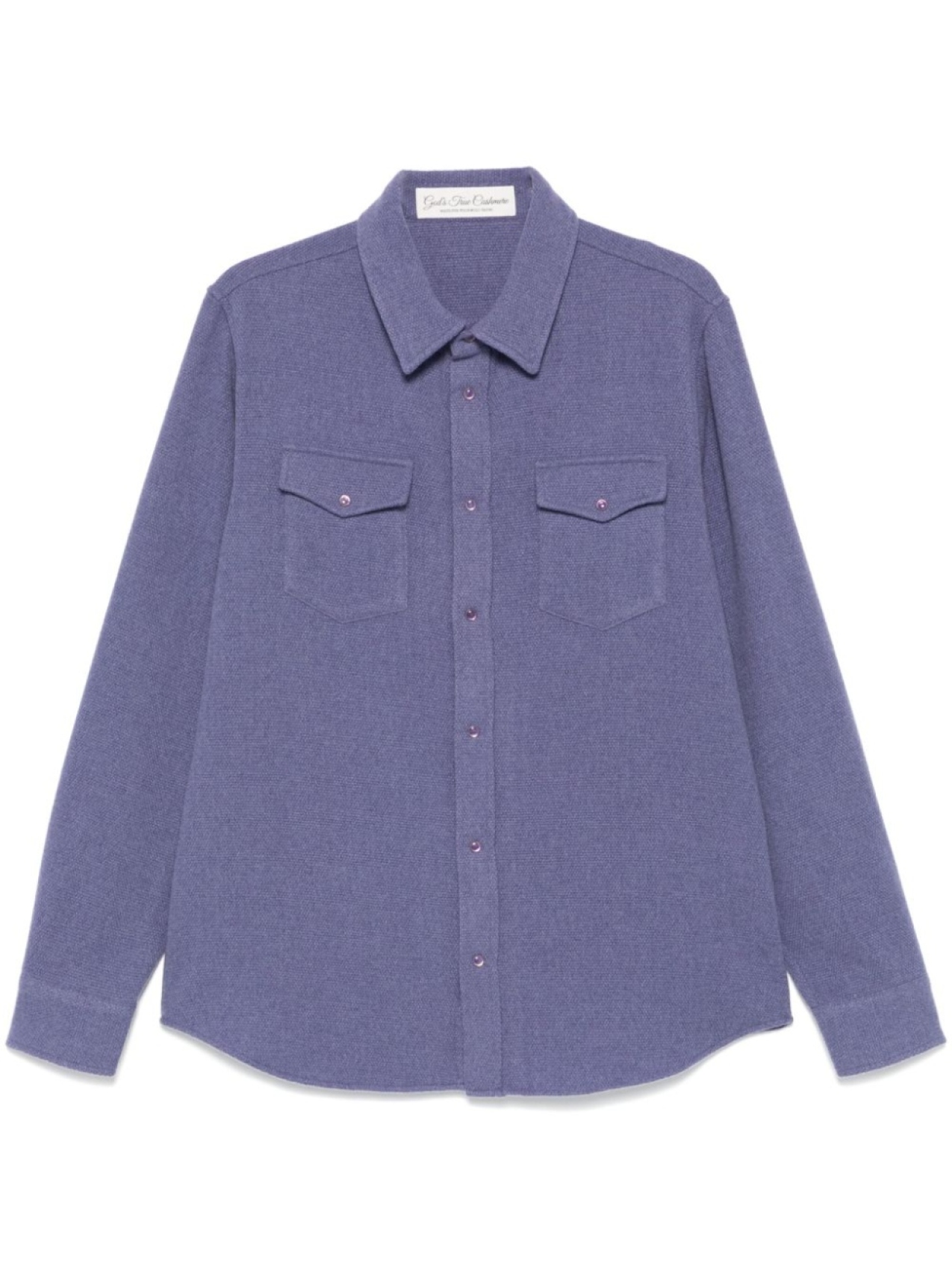 

GOD'S TRUE CASHMERE кашемировая рубашка, фиолетовый