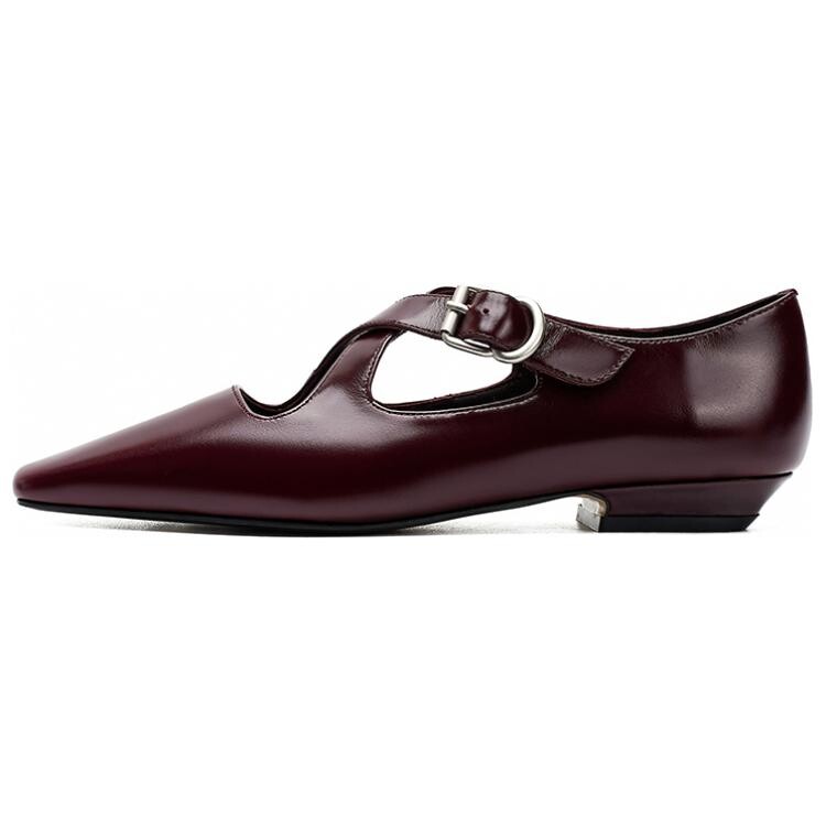 Туфли Мэри Джейн женские Elle, цвет Burgundy