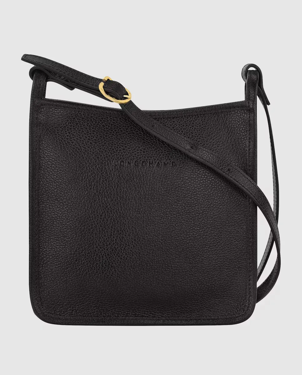 

Маленькая женская кожаная сумка через плечо Le Foulonné Longchamp, черный