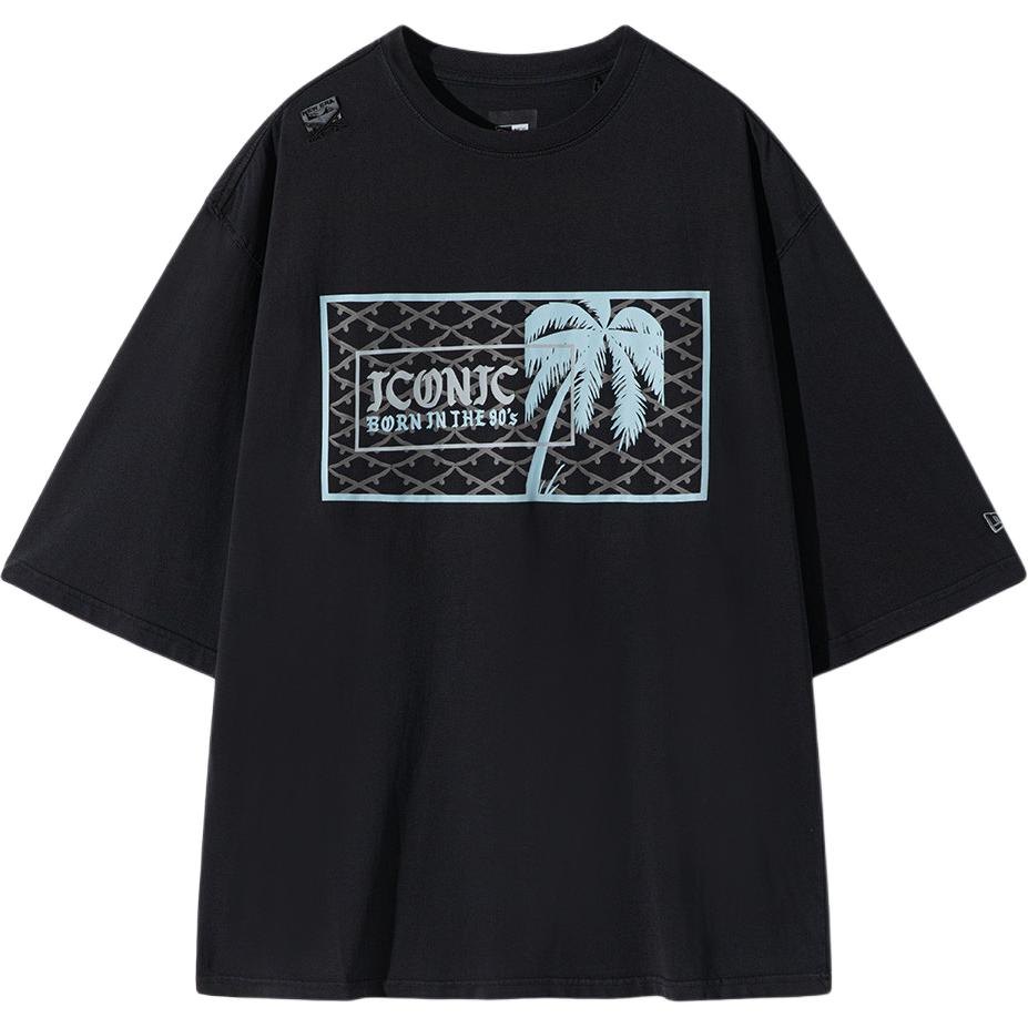 

New Era Футболка унисекс черная SS24, Черный, New Era Футболка унисекс черная SS24