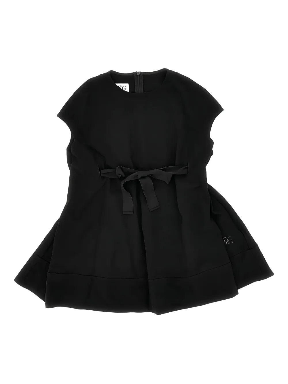 

Платье с завязками MM6 Maison Margiela Kids, черный