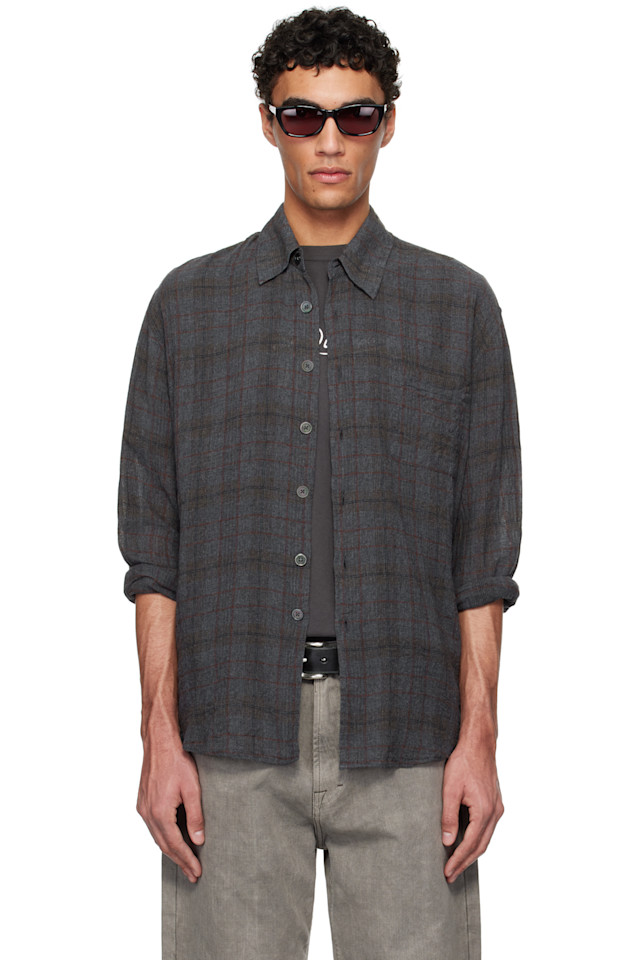 

Рубашка Above Our Legacy, цвет bazaar check breeze weave