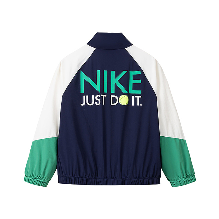 Детская куртка с воротником-стойкой, средней высоты Nike, indigo — фото 3