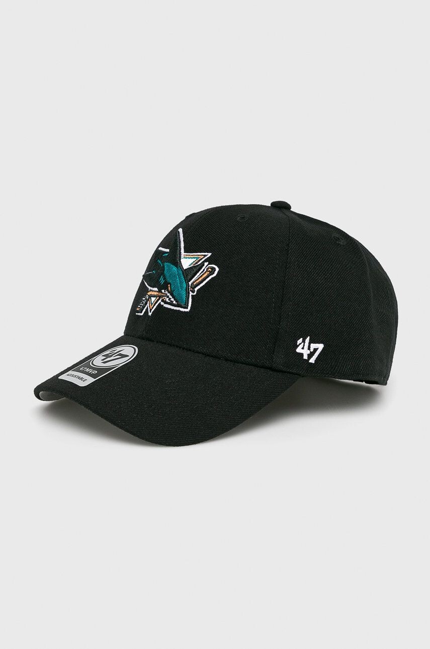 

Кепка НХЛ бренда 47 San Jose Sharks 47 Brand, черный