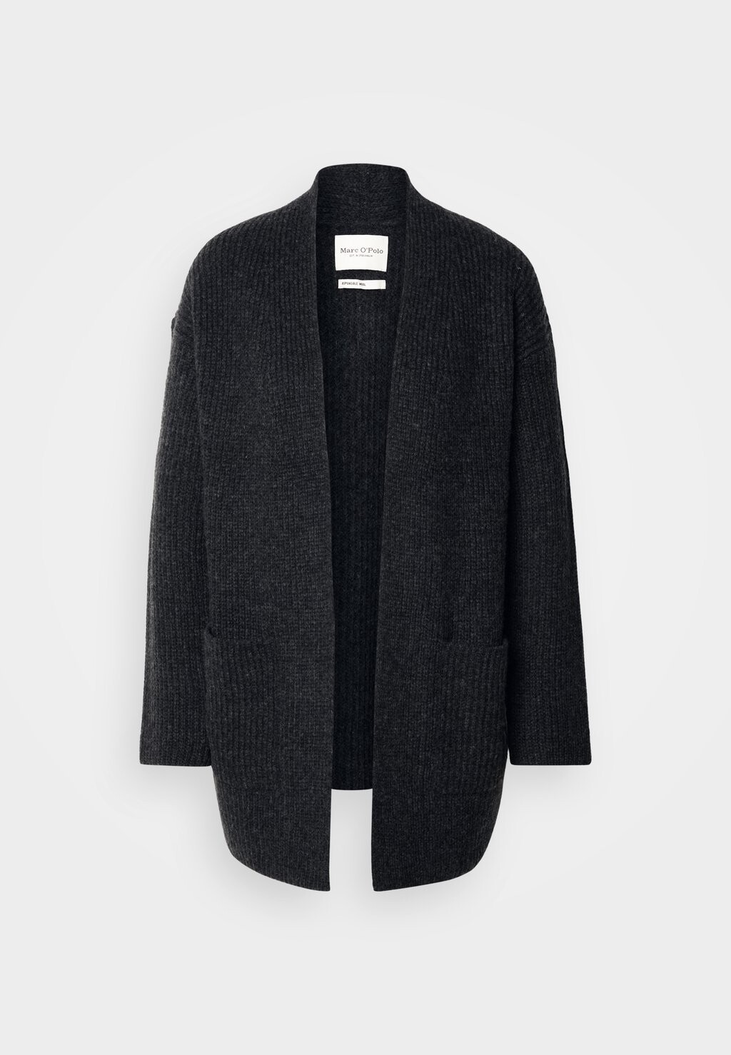 

Кардиган CARDIGAN LONGSLEEVE V NECK Marc O'Polo, темно-серый