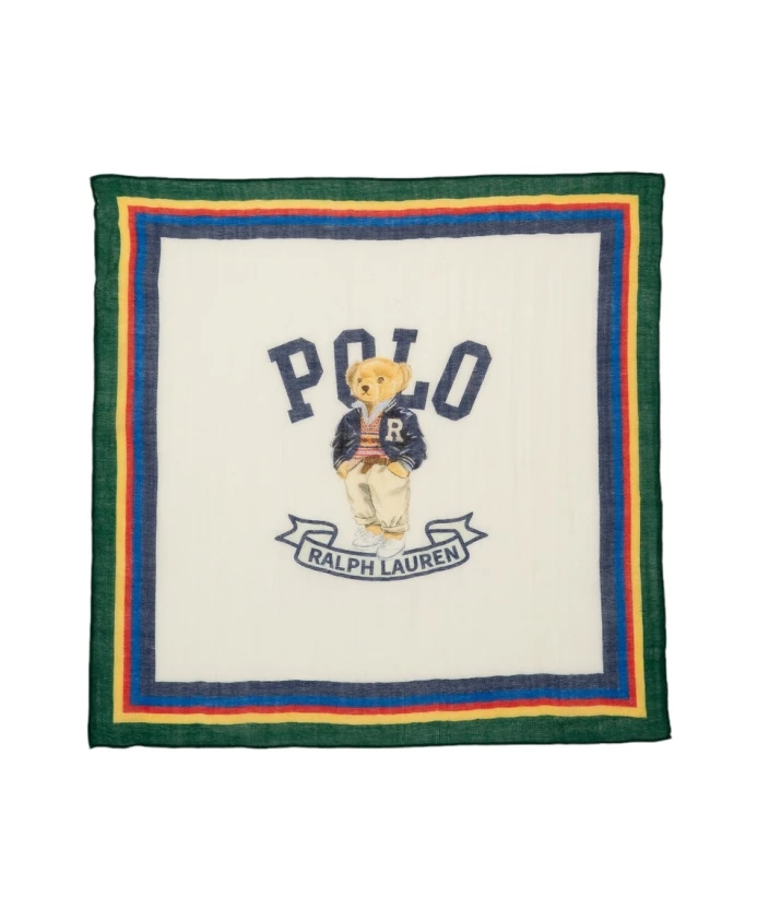 

Элегантный шарф поло Bear из шерсти Ralph Lauren, мультиколор