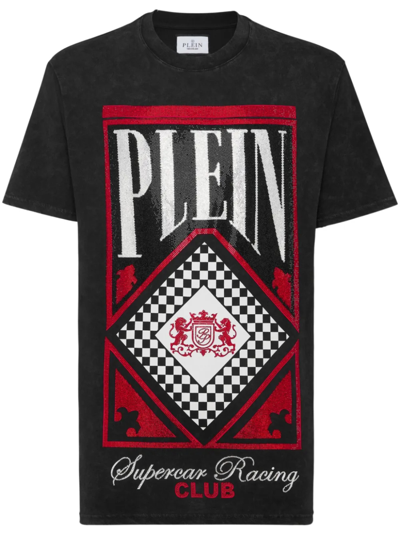 

Philipp Plein футболка Stones Racing Club, черный