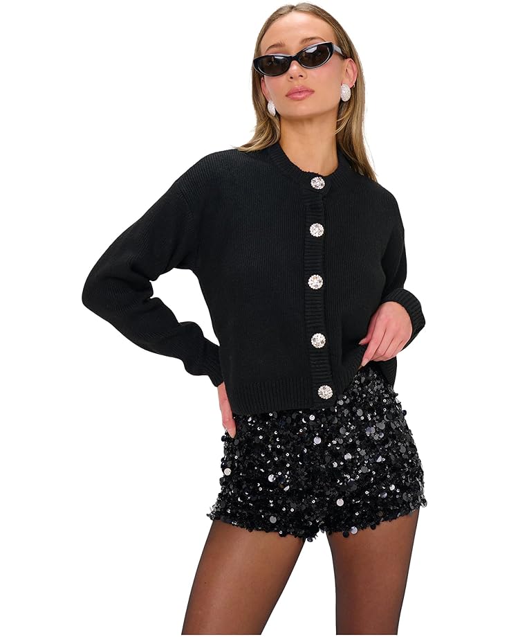 

Женские шорты Show Me Your Mumu Ziggy, Black Metallic Sequins