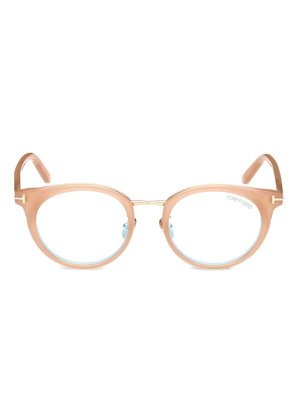 

Очки в круглой оправе TOM FORD Eyewear, розовый