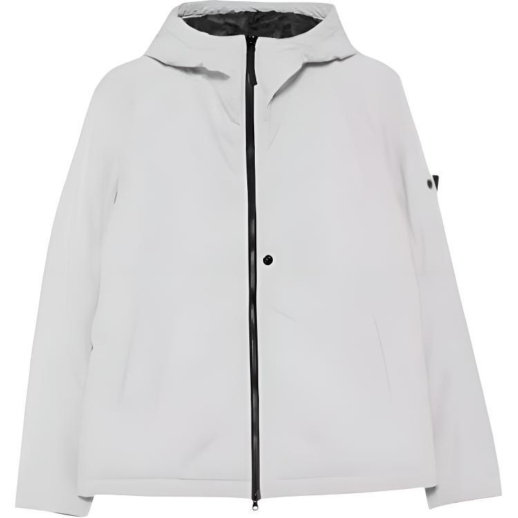 

STONE ISLAND Куртка с капюшоном на молнии, Gray