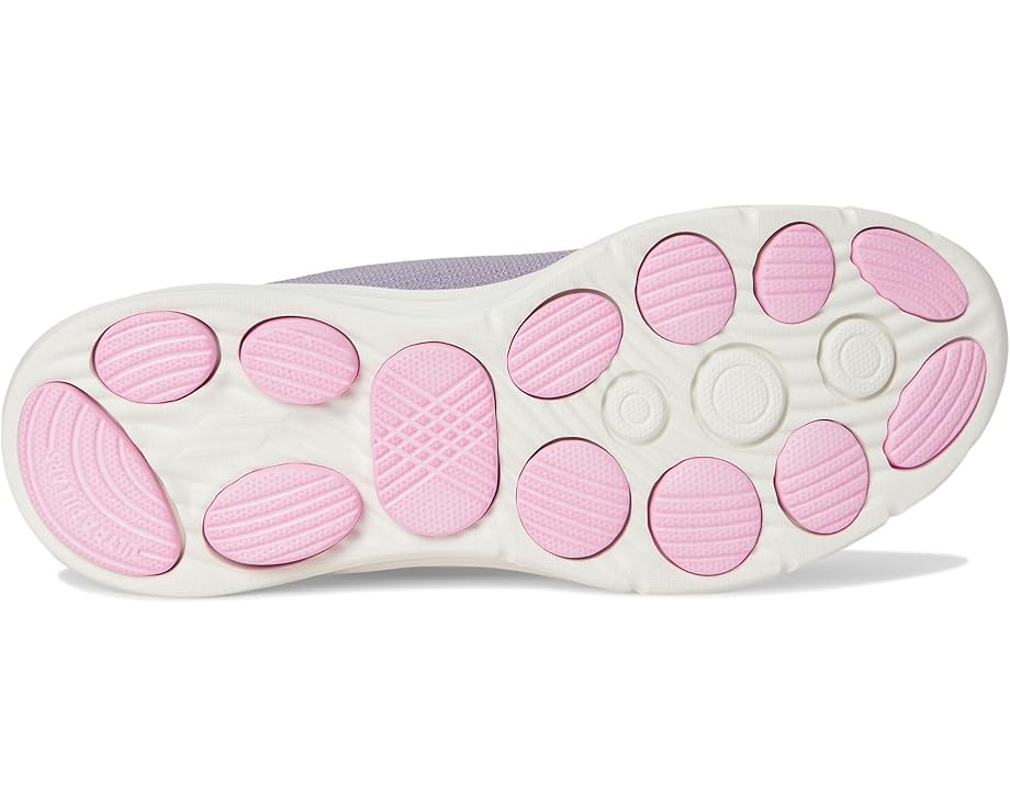 Кроссовки SKECHERS Performance Go Walk 8 Nadia Hands Free Slip-Ins, цвет Gray/Pink — фото 3