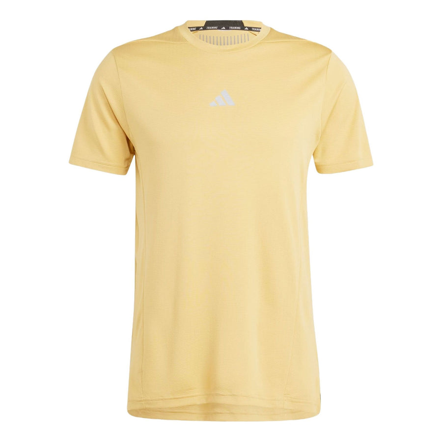 

Футболка adidas Designed for Training HIIT Workout HEAT.RDY T-shirt Asia Sizing 'Yellow', желтый