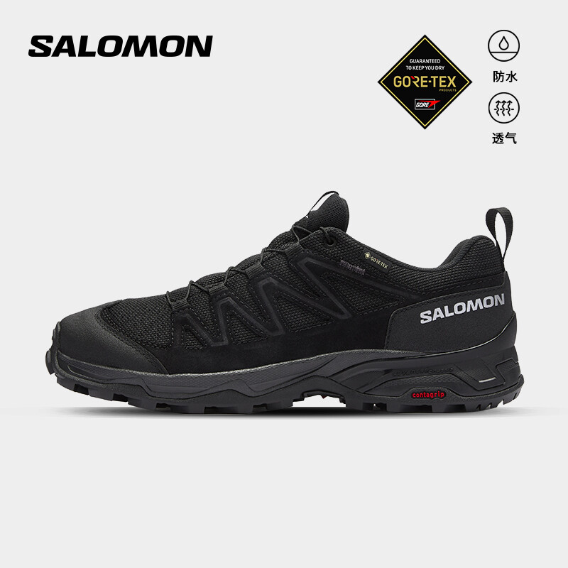 

Кроссовки Salomon Grip X Ward Leather GTX, серый