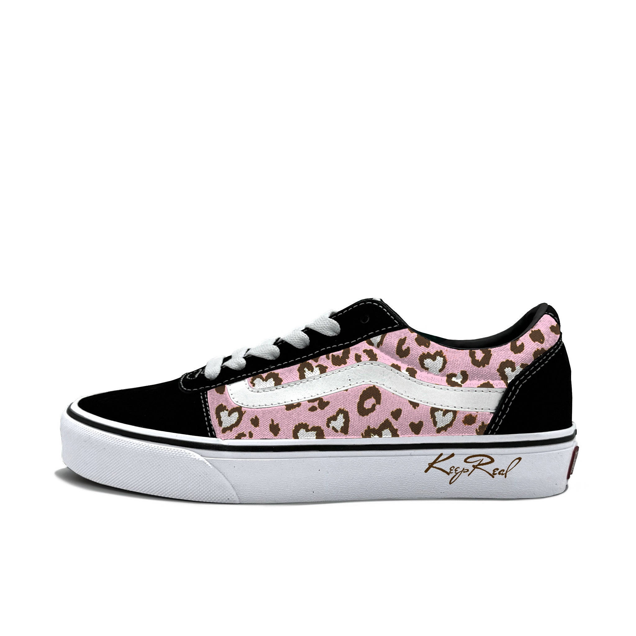 

Vans Низкие износостойкие кроссовки Ward для скейтбординга, мужские, розовые