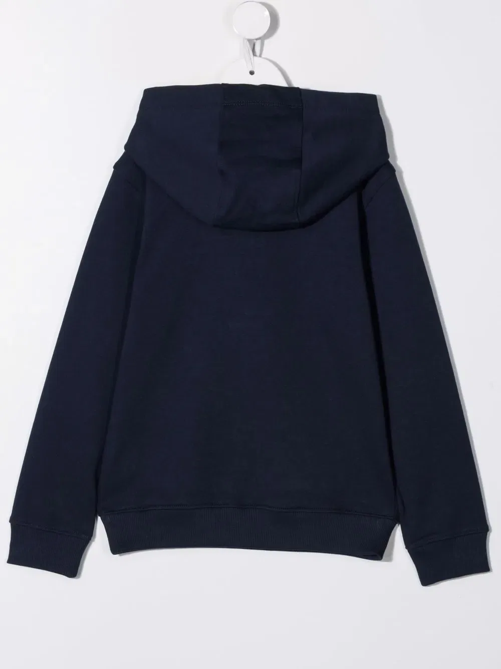Хлопковая толстовка с вышитым логотипом Tommy Hilfiger Junior, синий — фото 2