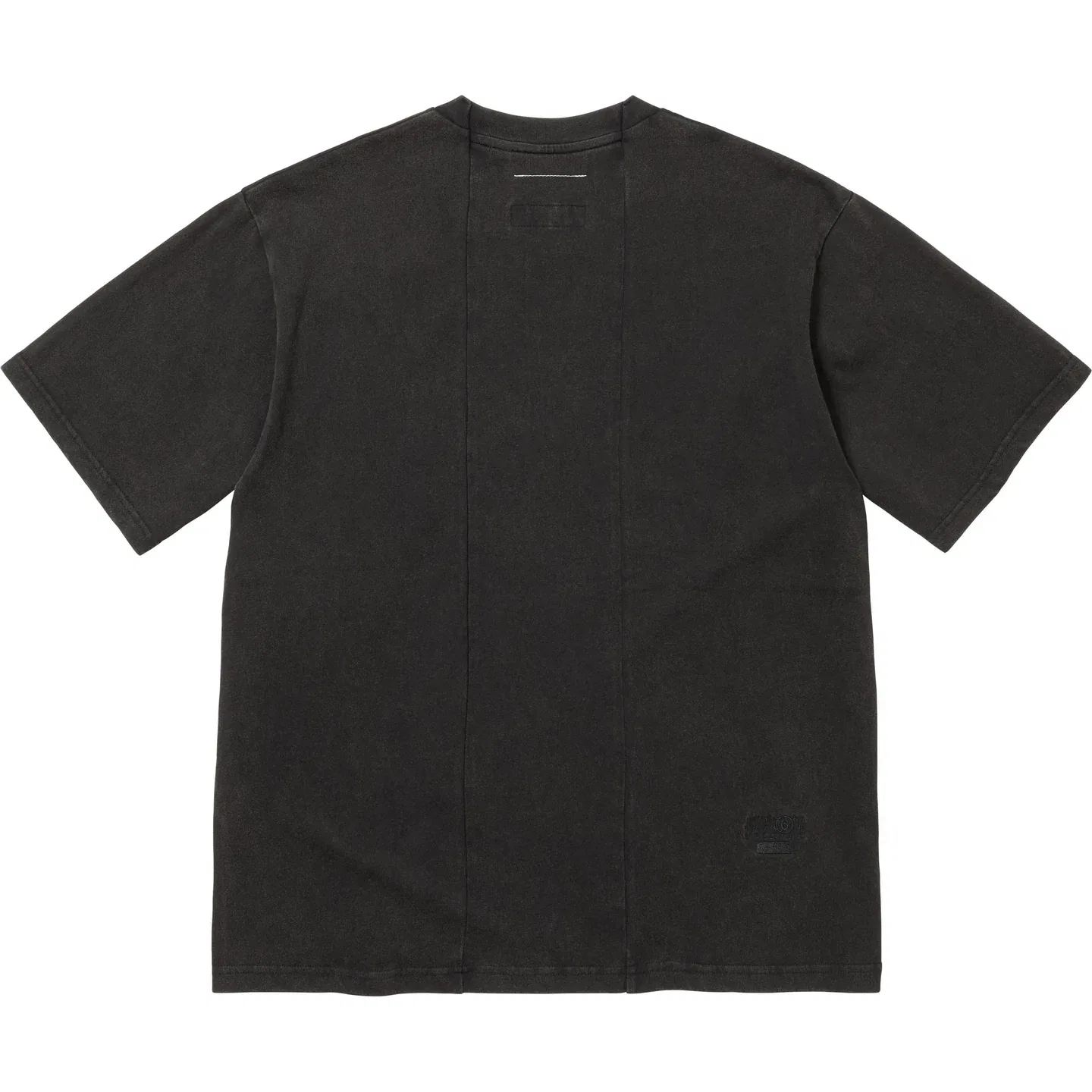 Футболка x MM6 Maison Margiela SS26 WEEK4 SplitS/STop унисекс Supreme, Black — фото 3